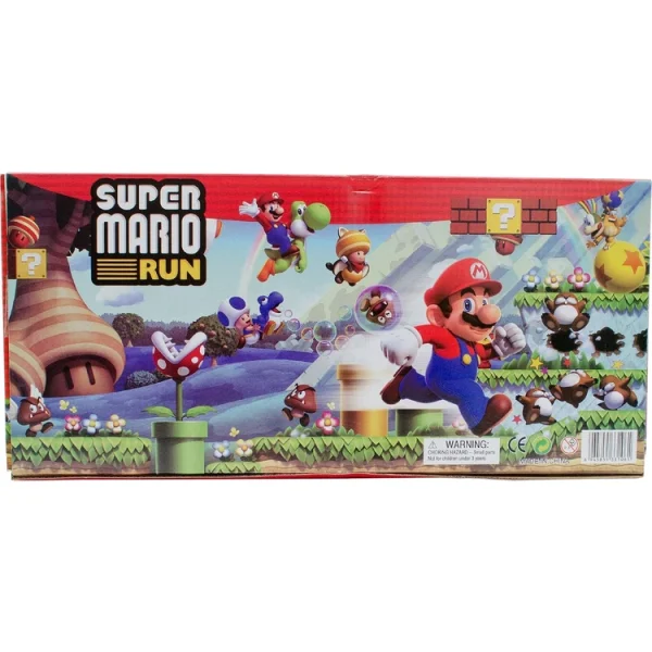 ست 6 تایی فیگور شخصیت های بازی سوپر ماریو قارچ خورSUPER MARIO - Image 5