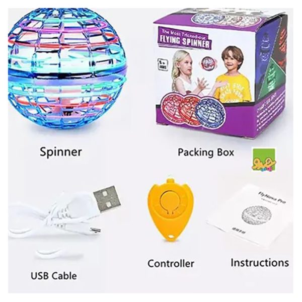 بشقاب پرنده (اسپینر) مدل توپ پرنده ریموت دارspinner - Image 2