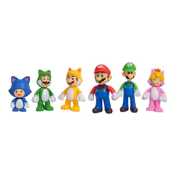 ست 6 تایی فیگور شخصیت های بازی سوپر ماریو قارچ خور SUPER MARIO 2566 - Image 2