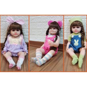 عروسک سیلیکونی موزیکال نوزاد Babay Cute Doll