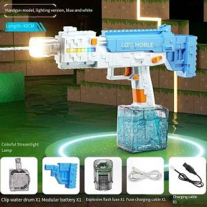 اسباب بازی تفنگ آب پاش طرح ماینکرافت Water Gun SQ010B