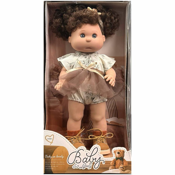 عروسک دخترانه 40 سانتیمتری کدBABY SO LOVELY QS83162