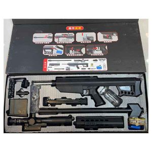 تفنگ اسباب بازی شارژِی اسنایپر با گلنگدن متحرک و دوربین مدل HD712E