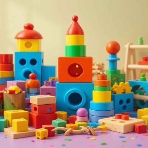 اهمیت رنگ اسباب بازی