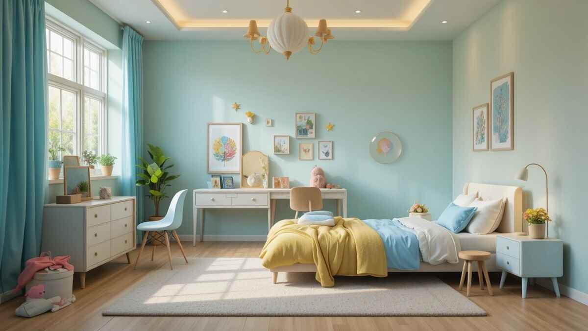 تاثیر رنگ اتاق و بر خلق‌وخوی کودک