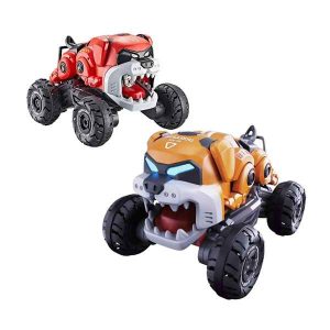 ماشین کنترلی شارژی دودزا طرح سگ بولداگ Bulldog Stunt Spray RC Car GW-103C