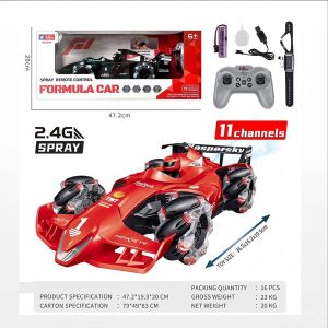 ماشین کنترلی فرمول یک 11 کاناله دودزا چرخ کپسولی 2 ریموت CAR FORMULA 1 CONTROL 93114