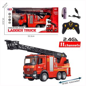 ماشین بازی کنترل آتش نشانی موزیکال چراغدار همراه پرتاب آب کد 93310