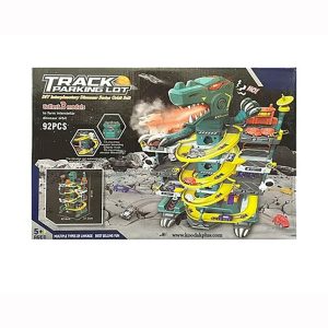 پیست و پارکینگ طبقاتی دایناسور دودزا به همراه آسانسور 42 قطعه کد 388-589