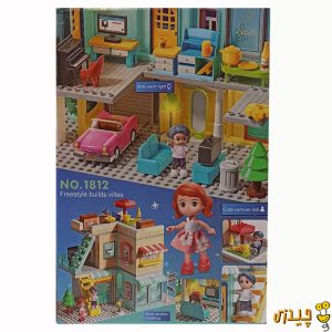 لگو خانه عروسکی 304 تکه فیلو FEELO کد 1812