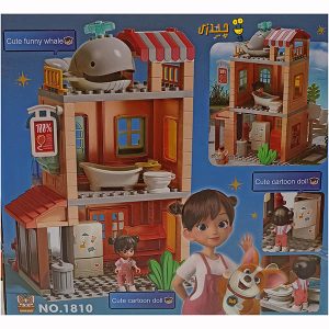 لگو خانه عروسکی 141 تکه فیلو FEELO مدل GENIUS ARCHITECT 1810