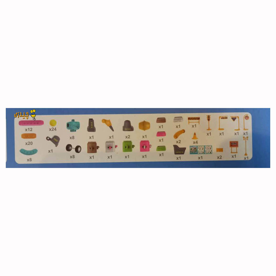 ساختنی ماشین مگنتی ۱۱۳ قطعه مدل حیوانات کد 62-158 - Image 10