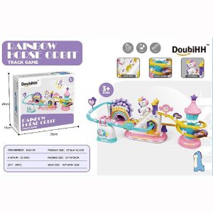 اسباب بازی پله و سرسره اسب تک شاخ موزیکال(سایز بزگ) مدل 101-1026