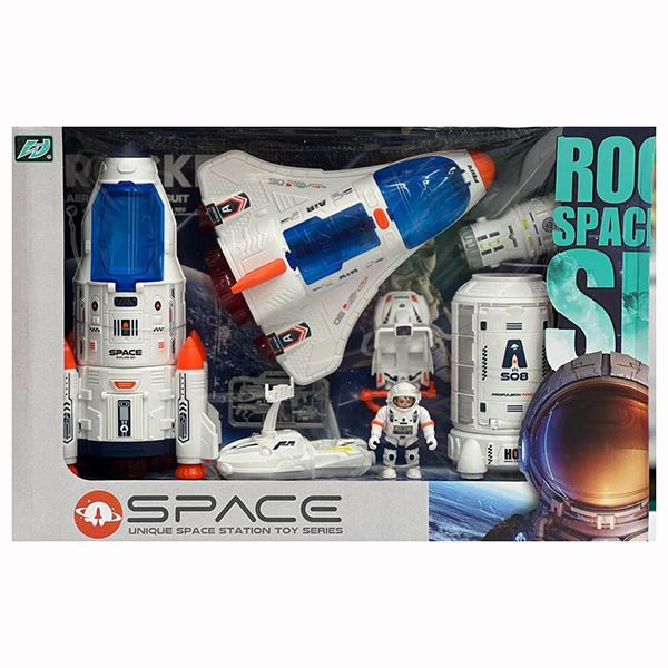 ست اسباب بازی فضایی SPACE مدل Unique Space Station Toy Series(H323-2)