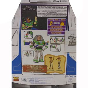 پشت جعبه اکشن فیگور سخنگو باز لایتیر Buzz Lightyear