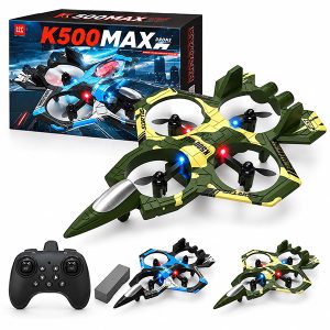 هواپیمای کنترلی شارژی طرح جت K500 MAX سبز همراه با جعبه و کنترل